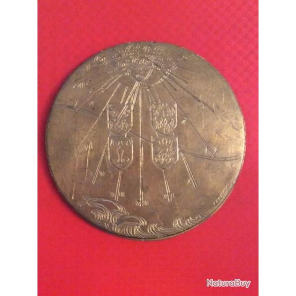 M�daille en bronze r�gion Provence Alpes C�te d'Azur