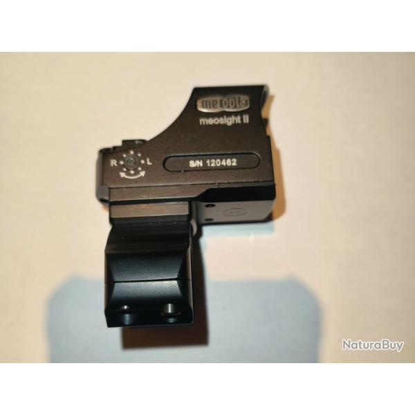 Point rouge meopta 3 moa + embase d�port� pour lunette 30 mm