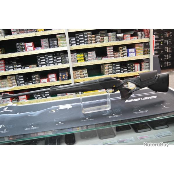 CARABINE LINEAIRE BLASER R8 ULTMATE CARBONE CUIR CACAO CALIBRE 9.3x62 CANON AVEC ORGANS NEUVE