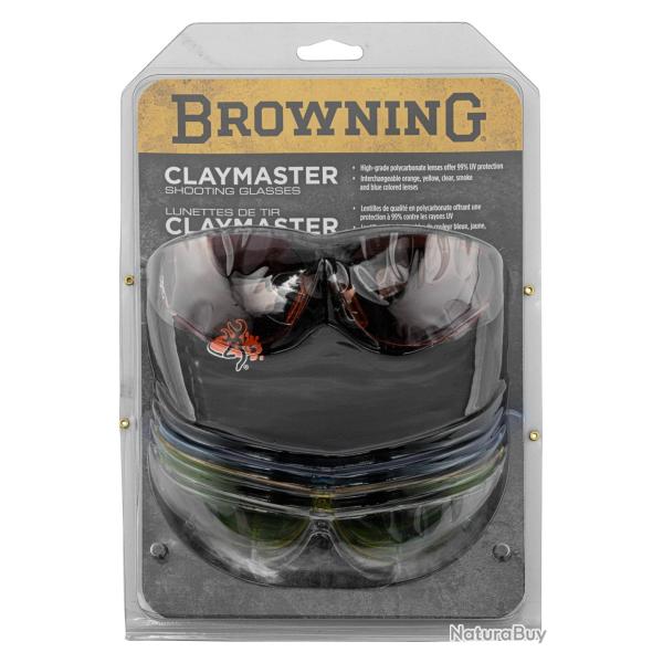 Lunettes De Protection Oranges Claymaster - BROWNING