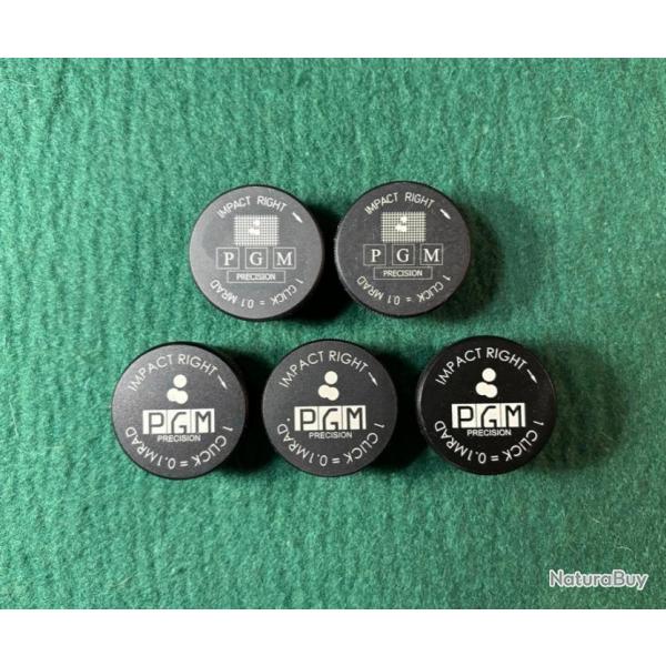 Tourelle lunette S&B PMII marquage PGM