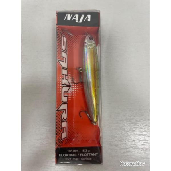 !! LEURRE SAKURA NAJA 105mm COL ALBURNO SPAIN SP�CIAL