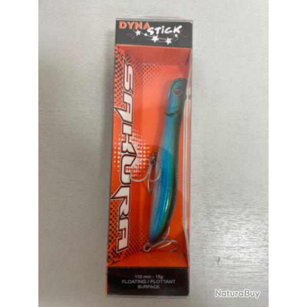 !! LEURRE SAKURA DYNASTICK 110mm COL NEEDLE FISH