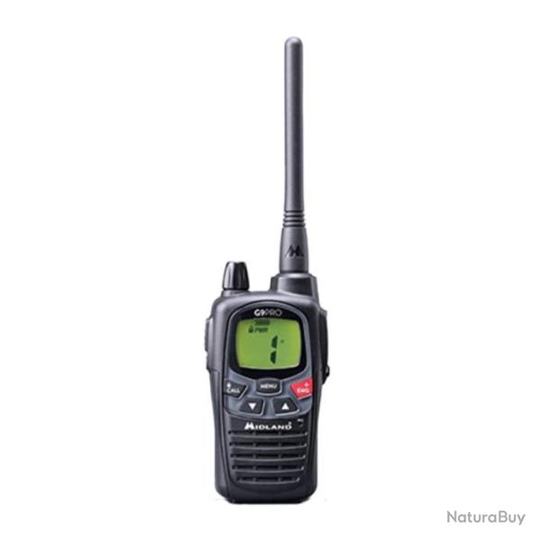 �metteur-R�cepteur Midland G9 Pro Radio Dual Band Walkie-talkie | Noir