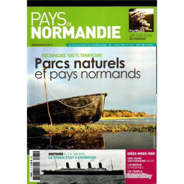 itin�raires de normandie 23 et 25 de 2011-12 et  pays de normandie 75 de 2012 lot de 3 revues