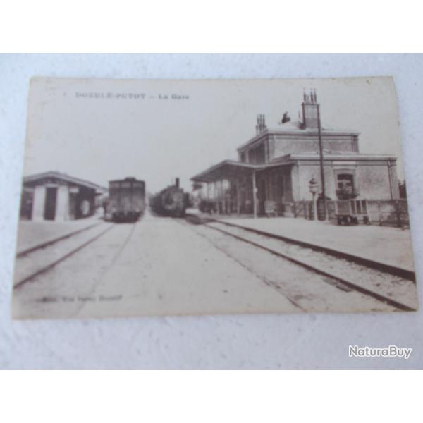 carte postale gare de putot en auge, dozul� !!