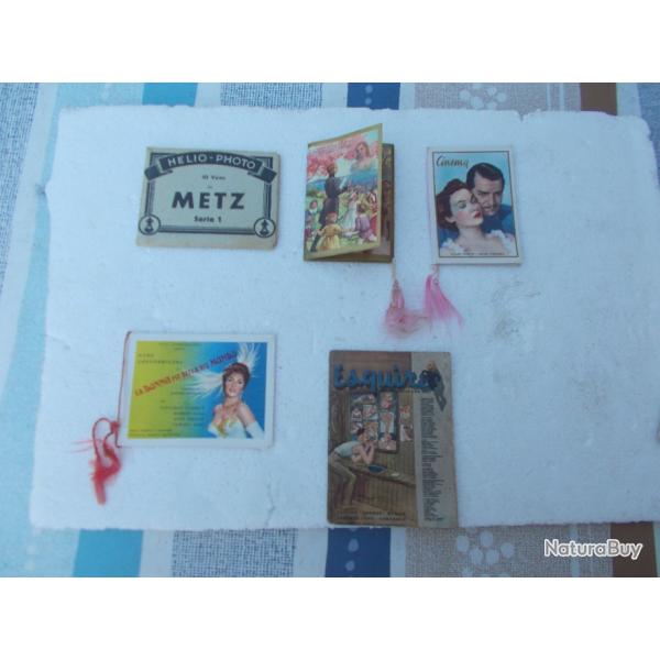 fond de tiroirs petits calendriers  ,bon �tat