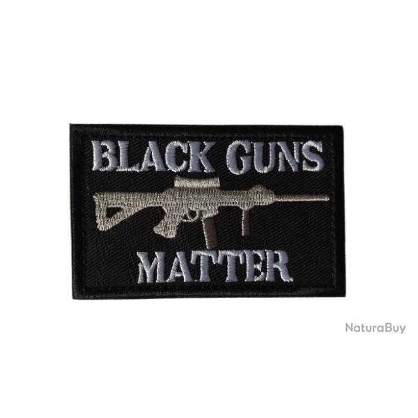 Patch Black Guns Matter - velcro - Livraison gratuite
