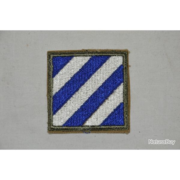 INSIGNE AMERICAIN US 3� DIVISION-WW2 US ARMY 3th INFANTRY DIVISION PATCH-LIBERATION 1944