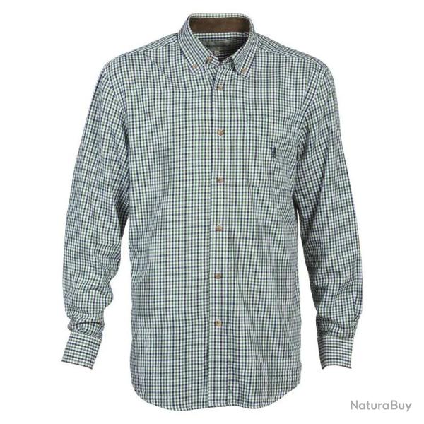 Chemise De Chasse Tradition Percussion A Carreaux Verte-XXXXL