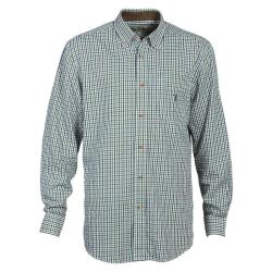 Chemise De Chasse Tradition Percussion A Carreaux Verte-XXXXL