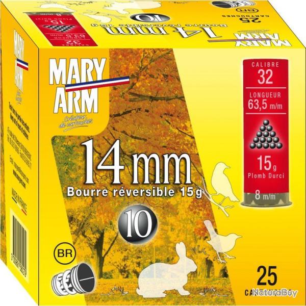 CAL 36 MARY ARM BOURRE R�VERSIBLE 10G 12MM N�8