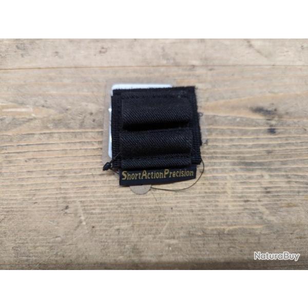 Porte-Balle Short Action Precision - 2 balles Magnum - Noir