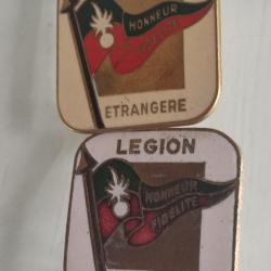 Lot d'insignes l&eacute;gion &eacute;trang&egrave;re