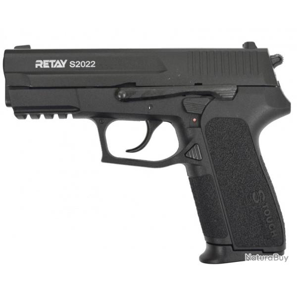 Pistolet Retay S2022 9mm P.A.K Noir avec mallette et munition ( Kaiser 50 Cartouches )