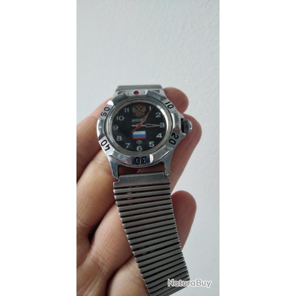 VOSTOK "AIGLE BIC�PHALE DRAPEAU RUSSE" MONTRE M�CANIQUE FABRIQU�E EN RUSSIE