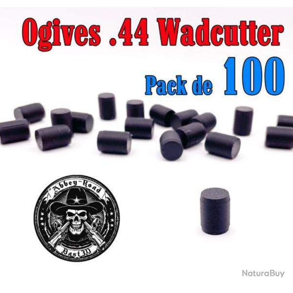 Balle tir r�duit .44 ogive Wadcutter plastique - Pack de 100 - Bast3D