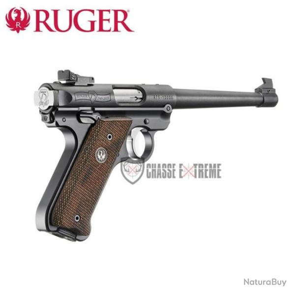 Pistolet RUGER MARK IV Standard 6,88" Cal 22Lr 75�me Anniversaire