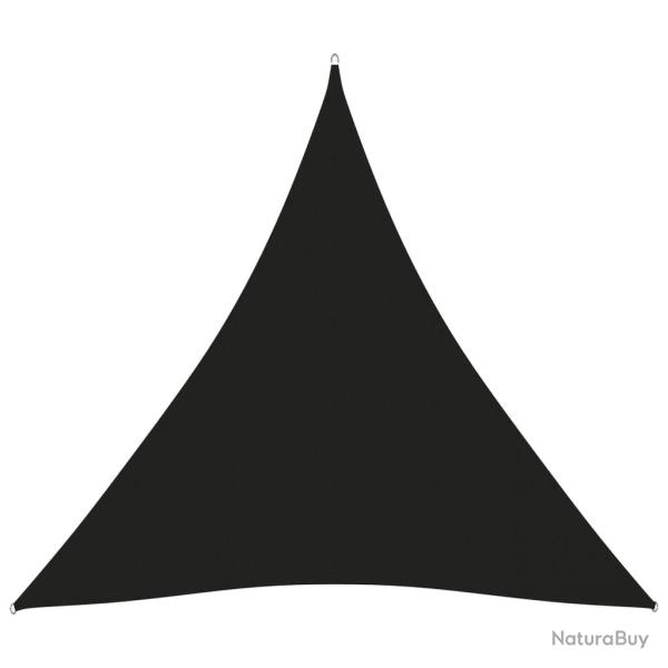 Voile toile d'ombrage parasol tissu oxford triangulaire 6 x 6 x 6 m noir 02_0009950