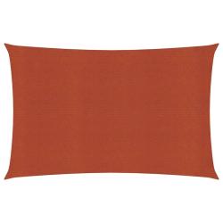 Voile d'ombrage 160 g/m² terre cuite 2 x 3,5 m PEHD 02_0009341
