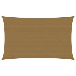 Voile d'ombrage 160 g/m&sup2; taupe 5 x 8 m PEHD 02_0009334