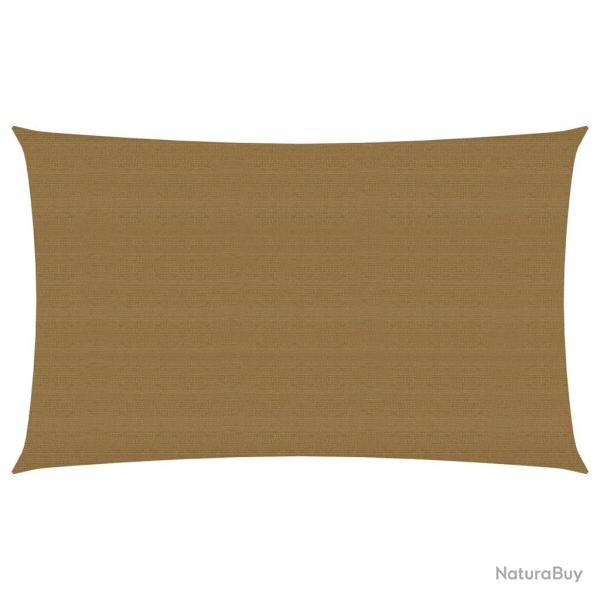 Voile d'ombrage 160 g/m� taupe 5 x 8 m PEHD 02_0009334