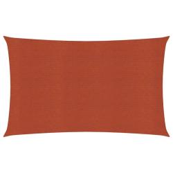 Voile d'ombrage 160 g/m² terre cuite 2 x 5 m PEHD 02_0009344