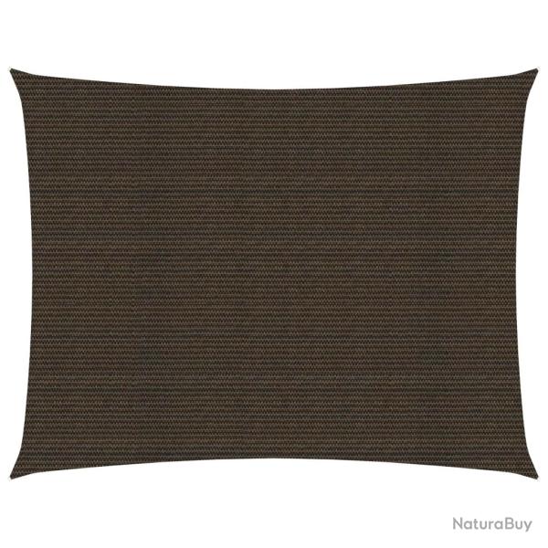 Voile d'ombrage 160 g/m� marron 4 x 5 m PEHD 02_0009167