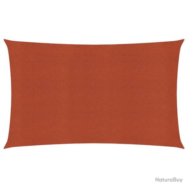 Voile d'ombrage 160 g/m� terre cuite 4 x 7 m PEHD 02_0009355