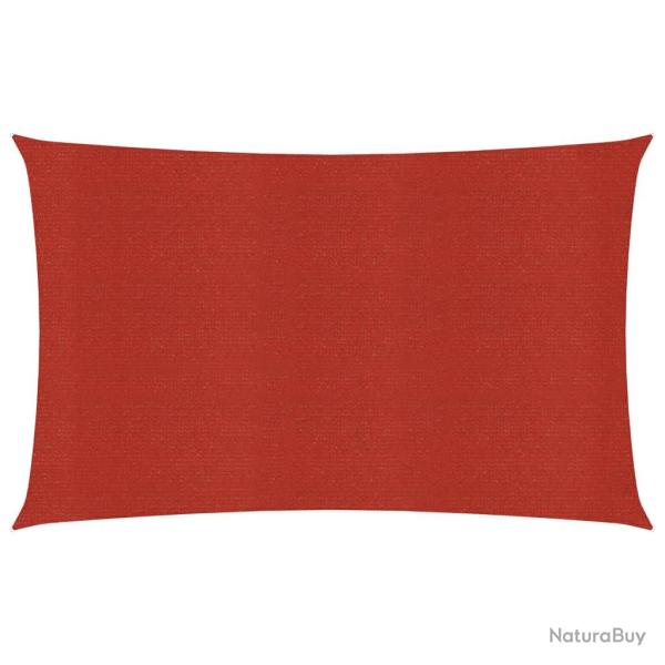 Voile d'ombrage 160 g/m rouge 3 x 6 m PEHD 02_0009273