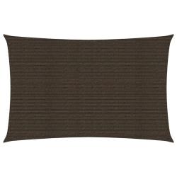Voile d'ombrage 160 g/m&sup2; marron 4 x 6 m PEHD 02_0009170