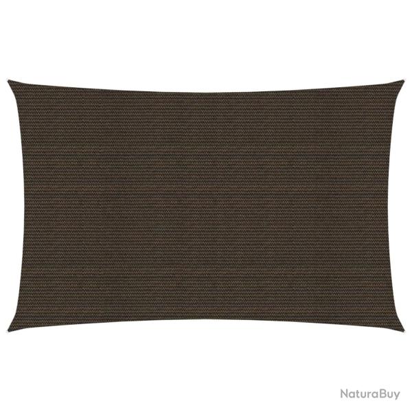 Voile d'ombrage 160 g/m� marron 4 x 6 m PEHD 02_0009170