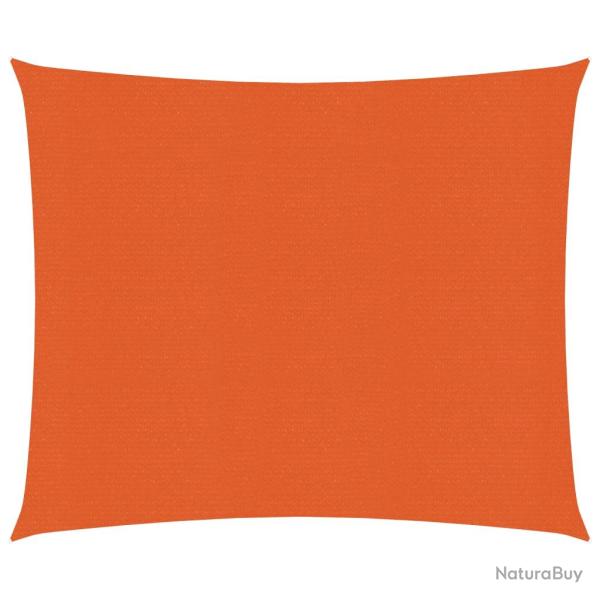 Voile toile d'ombrage parasol 160 g/m� orange 2,5 x 2,5 m PEHD 02_0009228