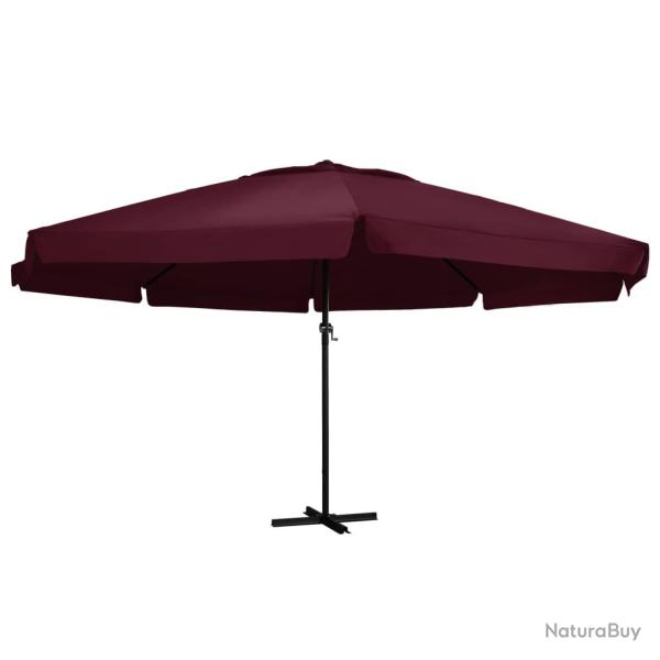 Parasol d'ext�rieur avec m�t en aluminium 600 cm bordeau x 02_0008238