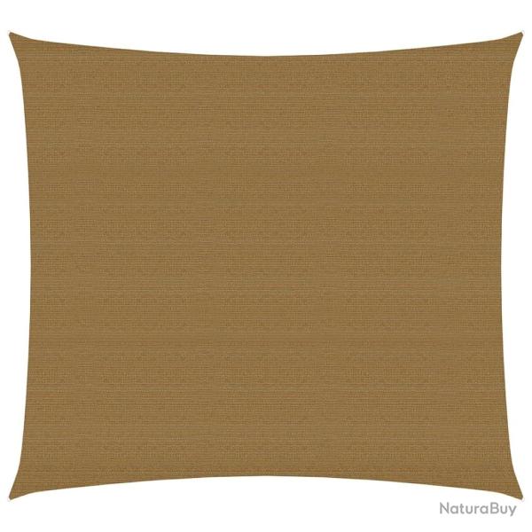 Voile d'ombrage 160 g/m� taupe 5 x 5 m PEHD 02_0009329