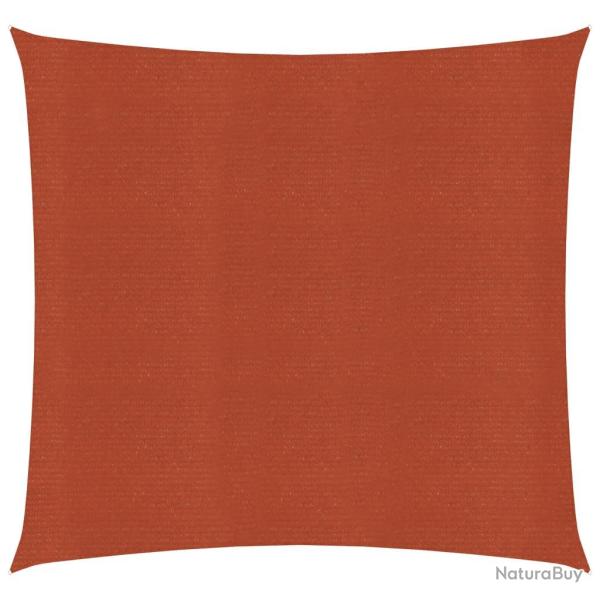 Voile d'ombrage 160 g/m� terre cuite 5 x 5 m PEHD 02_0009356