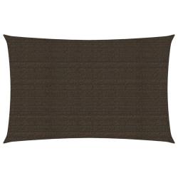 Voile d'ombrage 160 g/m&sup2; marron 6 x 8 m PEHD 02_0009179