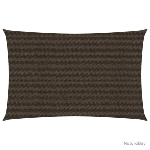 Voile d'ombrage 160 g/m� marron 6 x 8 m PEHD 02_0009179