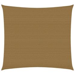 Voile d'ombrage 160 g/m&sup2; taupe 3 x 3 m PEHD 02_0009311