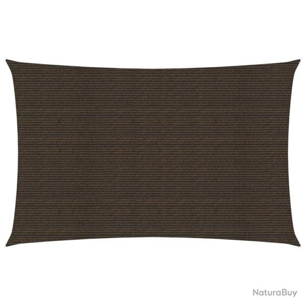 Voile d'ombrage 160 g/m� marron 4 x 7 m PEHD 02_0009171