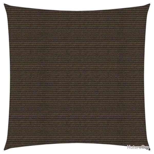Voile d'ombrage 160 g/m� marron 5 x 5 m PEHD 02_0009172