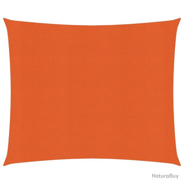 Voile toile d'ombrage parasol 160 g/m 2,5 x 3 m PEHD orange 02_0009229