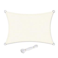 Voile d'ombrage en hdpe protection solaire protection anti uv perm&eacute;able &agrave; l'air pour le jardin le b