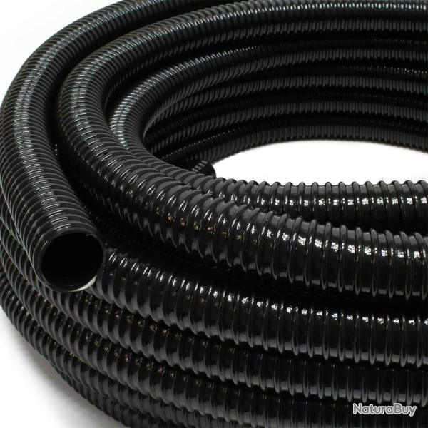 Tuyau de bassin 5 m spiral� diam�tre 40 mm (1 1/2") noir tuyau d'aspiration koi bassin noir 16_0001