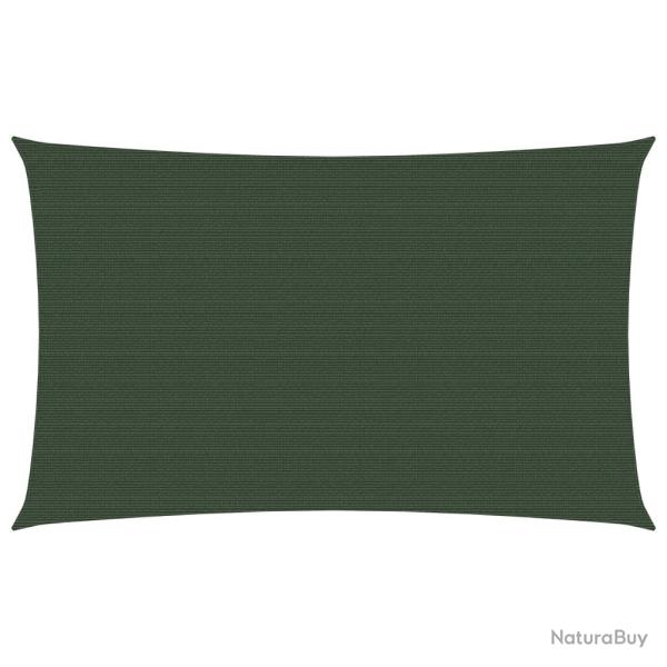Voile d'ombrage 160 g/m vert fonc 3,5 x 5 m PEHD 02_0009417