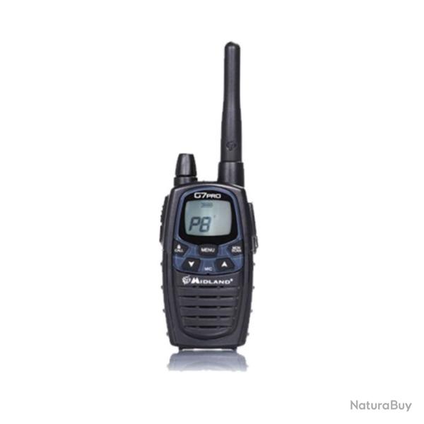 Midland Talkie-walkie G7 Pro Nero Radio Dual Band PMR446 | Walkie-talkie