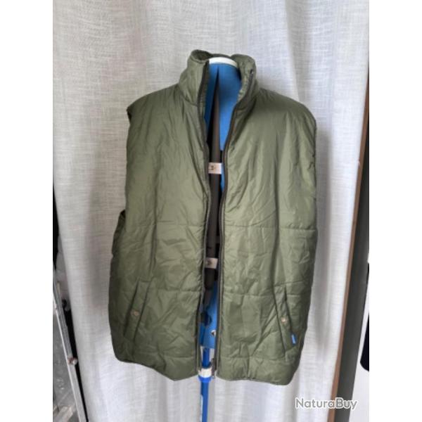 Doudoune sans manche verte taille 2xl