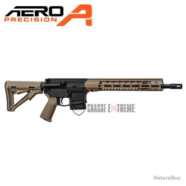 Carabine AERO PRECISION M4E1 14.5'' Cal 223 Rem Noir / FDE