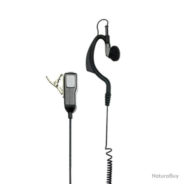 Midland MA21-LK �couteur avec Microphone pour G13, CT210, CT890, CT990 | Prise 2 Broches Kenwood