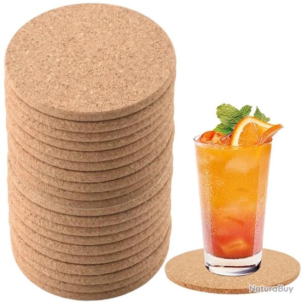 Dessous de verre en li�ge x2 � personnaliser